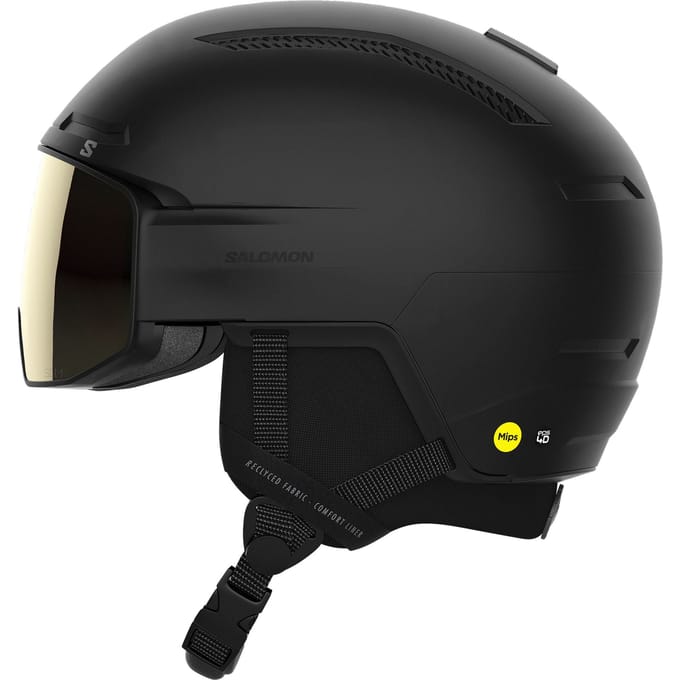 Salomon Driver Pro Sigma MIPS, ski helm met vizier, zwart