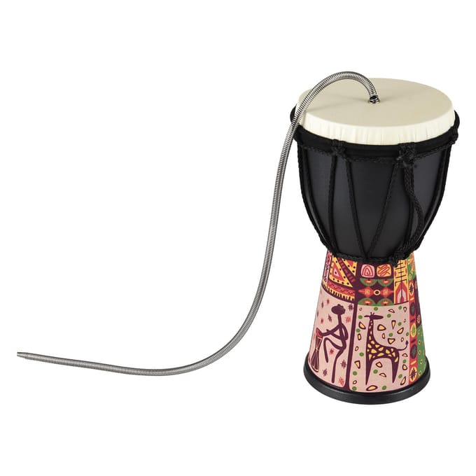 4 Inch Spring Drum Thunder Drum Geluidseffect Instrument PVC Lichtgewicht Draagbare Thunder Drum Type A black