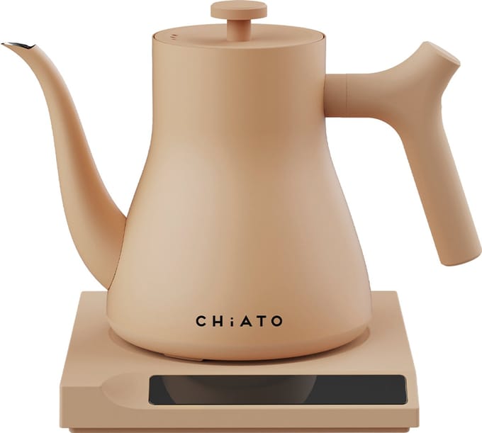 CHiATO flowPLAY Classic Elektrische waterkoker, 0,6 l - Beige