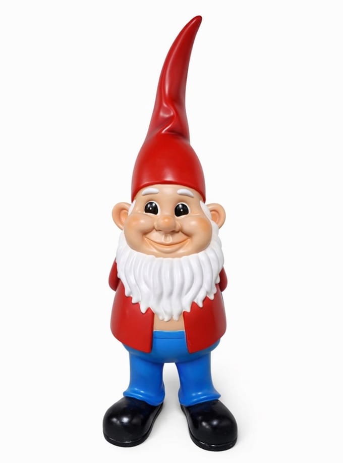 Tuinkabouter 1 Meter - Tuinkabouters voor Buiten - Tuinkabouters - Kabouter Tuin - Grappig Cadeau - Rood