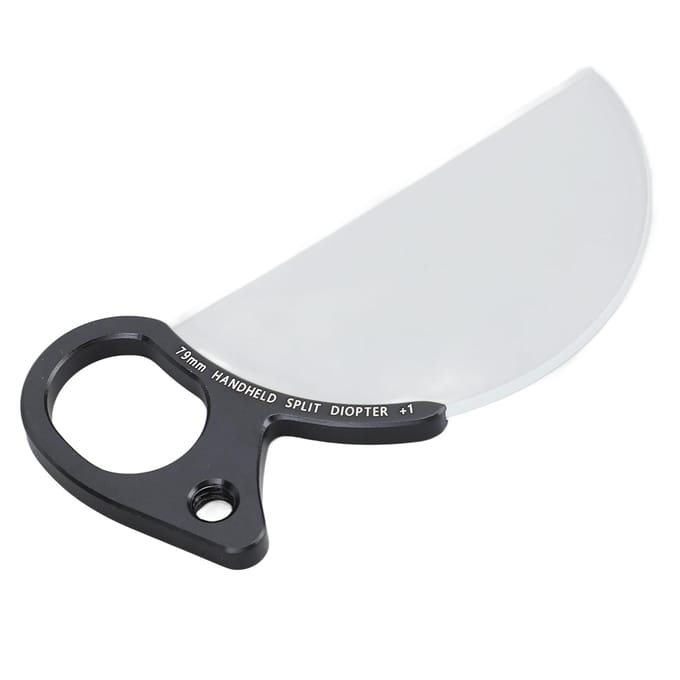 Handheld Split Diopter Filter 79mm Voorgrond +1 Blur Optisch Glas Waterdicht MRC Coating Speciaal white