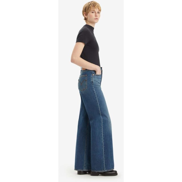 Flared/Bootcut Levis RIBCAGE WIDE LEG H223