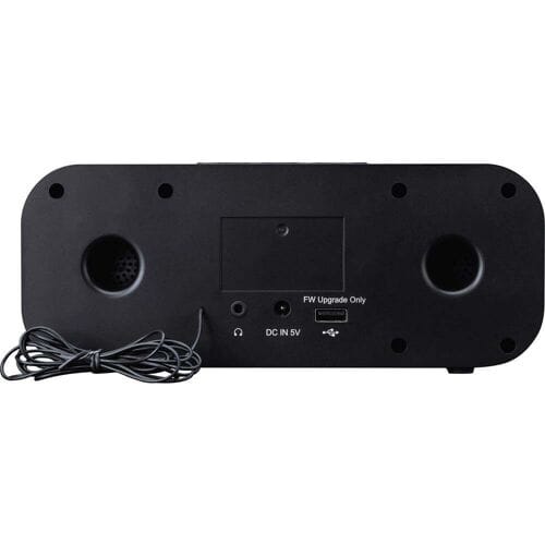Lenco Internetradio - Stereo Internet Radio met Wifi DAB en FM - Bluetooth 5.3 - Wekkerradio - DIR-121BK - Zwart