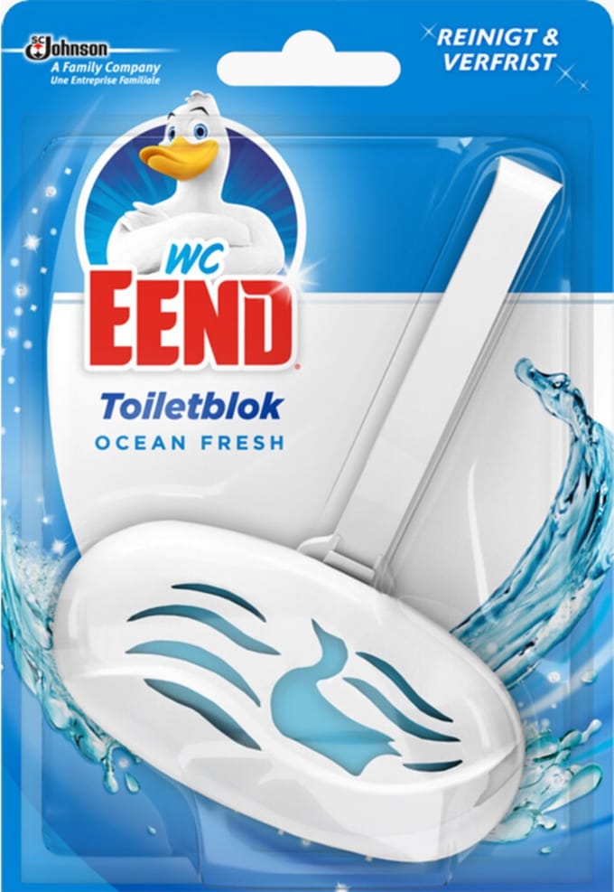 WC Eend - Toiletblok Ocean Fresh - 12 x 1 stuk - Voordeelverpakking
