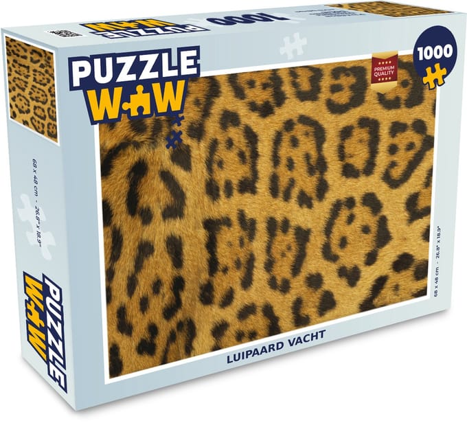 Puzzel Luipaard vacht - Legpuzzel - Puzzel 1000 stukjes volwassenen