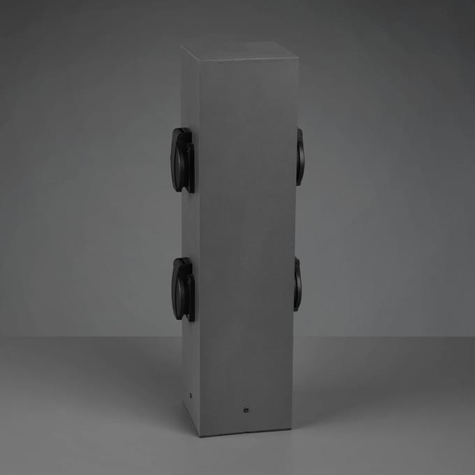 Trio Lighting Stopcontactzuil voor buiten, 4-voudig