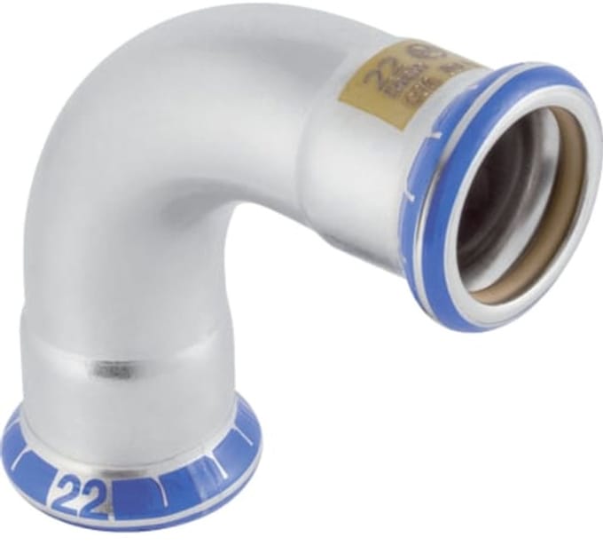 Geberit Mapress roestvast staal bocht (gas), DN 20, 34016