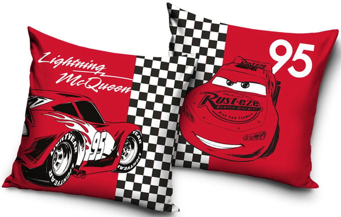 Disney Cars fluwelen kussensloop 40x40 cm