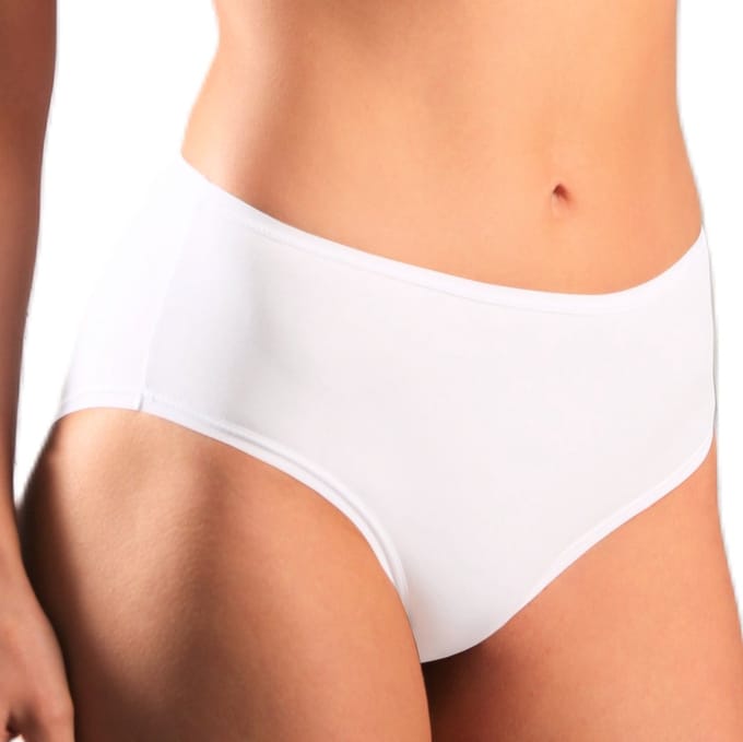 FUNNY DAY Dames Slip NIKOLA - 2-Pack - Wit - Maat S - Katoen