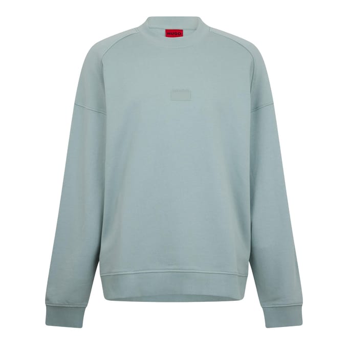 Hugo Boss Heren Delastcrew Raglan-sweatshirt (Pastelgroen)