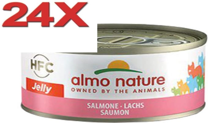 Almo Nature HFC - Kattenvoer - Jelly Zalm - 24x70gr