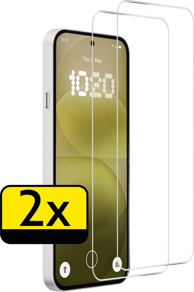 Screenprotector - Geschikt voor Nothing Phone (4a) Pro - 2 Stuks - Extra Sterk - Beschermglas - Gehard Glas - Tempered Glass - Screen Protector