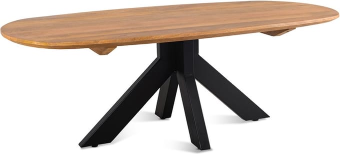 Salontafel Runa Deens Ovaal mangohout - Bruin
