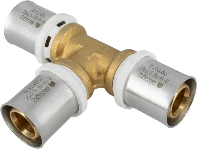 Bonfix Alu-pers T-stuk 25 x 25 x 25 mm