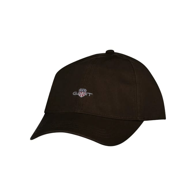 Gant Cap Small Shield Cotton Twill Shadow Brown / male