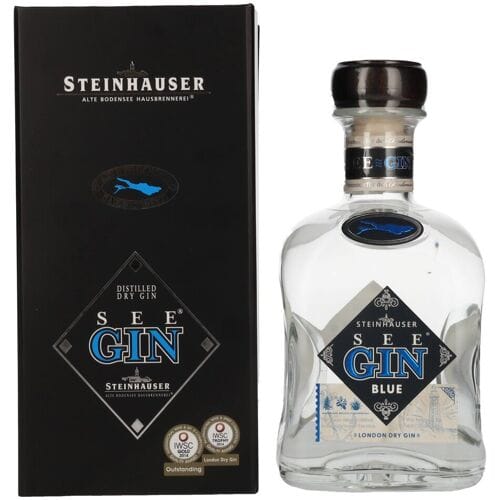 Steinhauser SeeGin BLUE London Dry Gin 48% Vol. 0,7l in geschenkverpakking