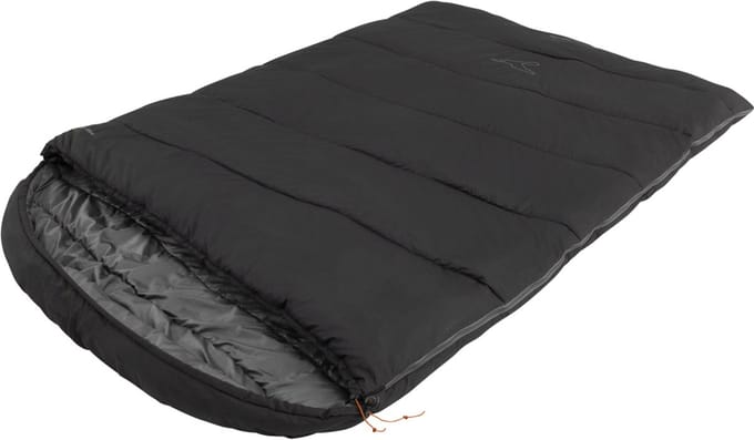 Easycamp Raven Square Double 5°c Slaapzak Zwart Regular / Double Zipper