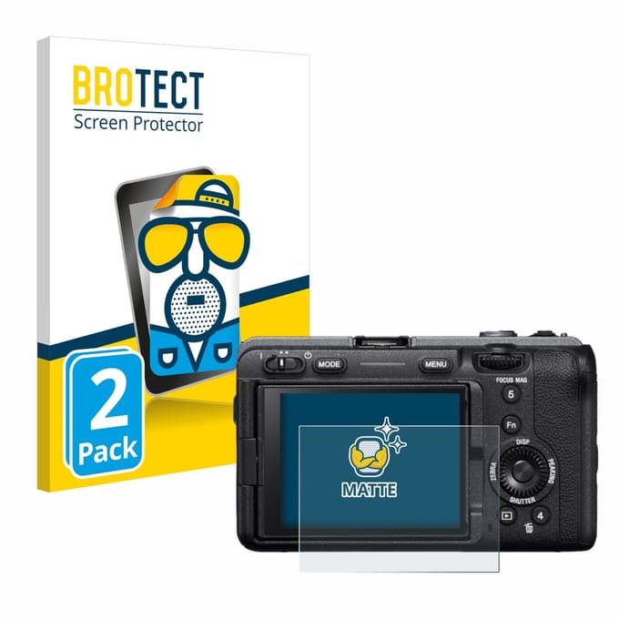 BROTECT - Screenprotector voor Sony Alpha FX30 Cinema Line - Folie Beschermfolie matte 2 Stuks
