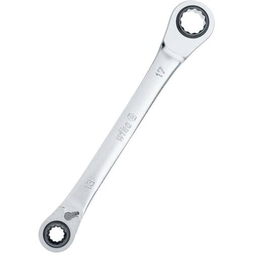 Wiha 45421 45421 Dubbele ringsleutelratelset Sleutelbreedte (metrisch) 10 - 19 mm