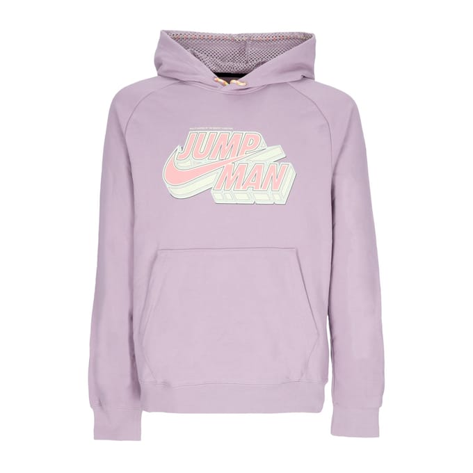 Lichtgewicht herensweatshirt met capuchon Jumpman fleecetrui met capuchon Plum Fog
