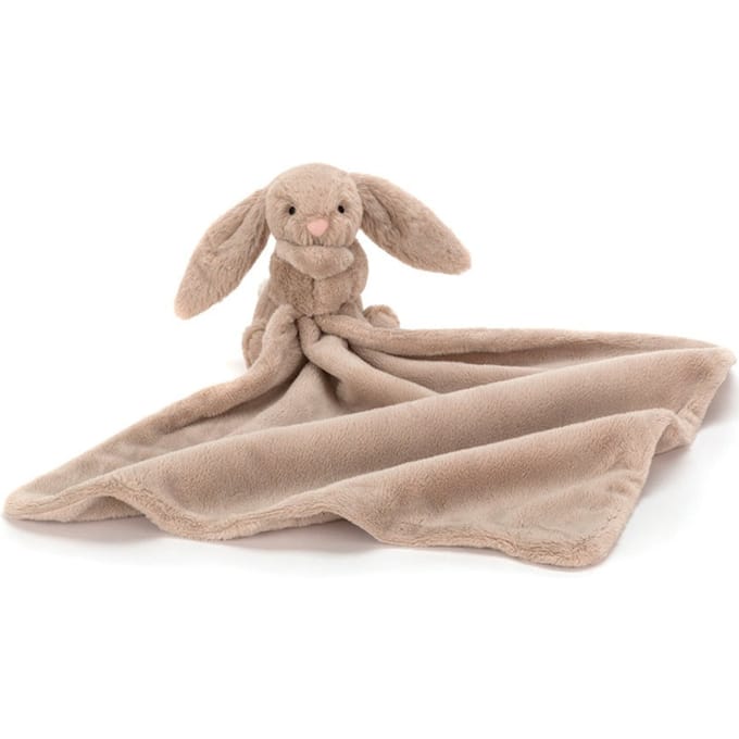 Jellycat knuffeldoekje en knuffel bashful bunny beige