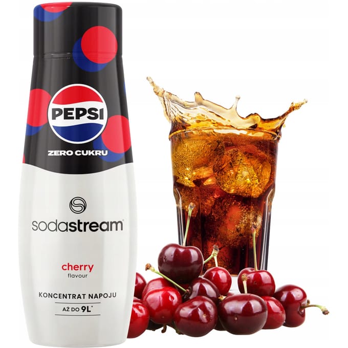 Siroopconcentraat voor het carboniseren van water SodaStream Pepsi Cherry Zero Sugar 440ml