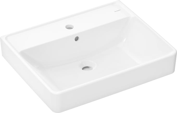 Hansgrohe Xanuia Q - Wastafel 60x48 cm, met overloop, kraangat, wit 60243450