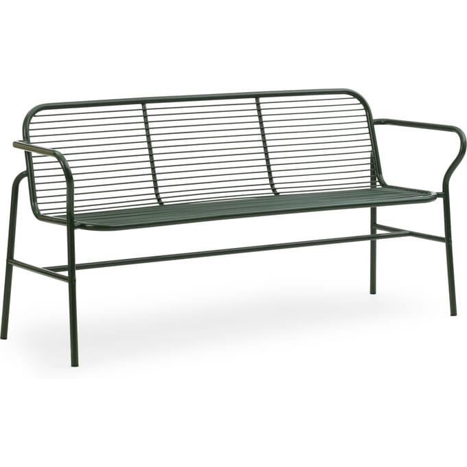 Normann Copenhagen Vig Outdoor Eetbank - donkergroen