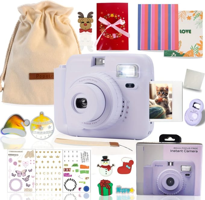 Livano Camera - Printer - Digitale Foto Camera - Camera Met Printer - Oplaadbaar - Paars