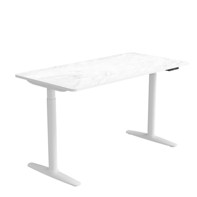 Bureau STAND PRO 140 x 70 elektrisch in hoogte verstelbaar marmor hjh OFFICE