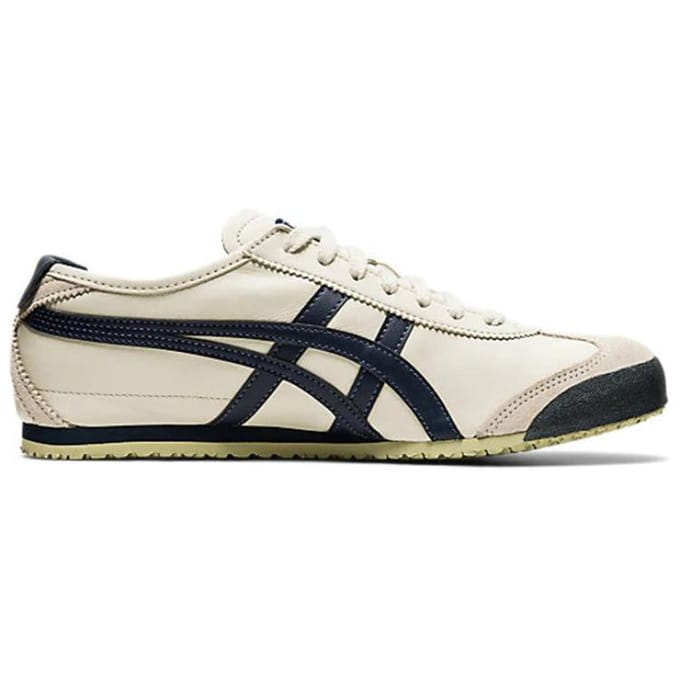 Onitsuka Tiger Mexico 66 Chaussures Décontractées Basse Tige Antidérapantes Outdoor Unisexes Beige Bleu Marine DL408-1659 37 beige
