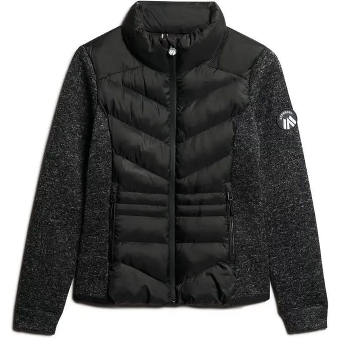 Superdry - Gebreide Hybrid Storm jas - Dames - Gewatteerde jassen