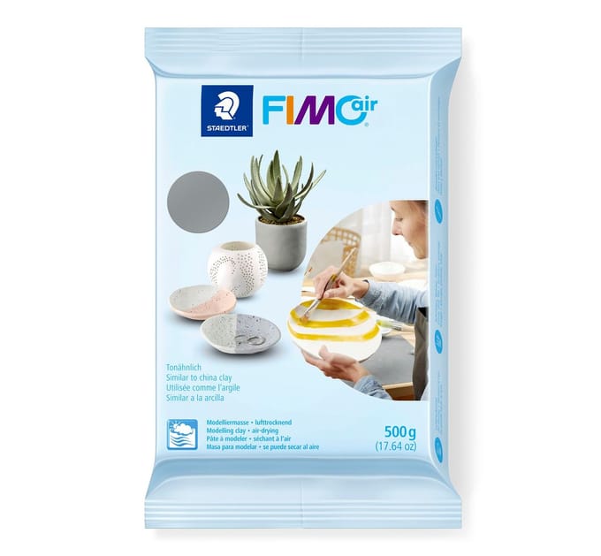 Modelleerklei "FIMOair", 500 g - Grafiet