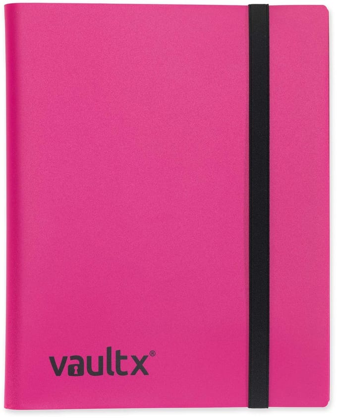 Vault X 9-Pocket Strap Binder - Verzamelmap - 360 Kaarten/Roze
