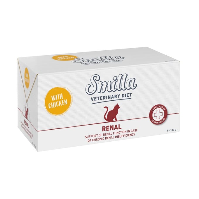 24x100g Renal Kip Smilla Veterinary Diet Kattenvoer
