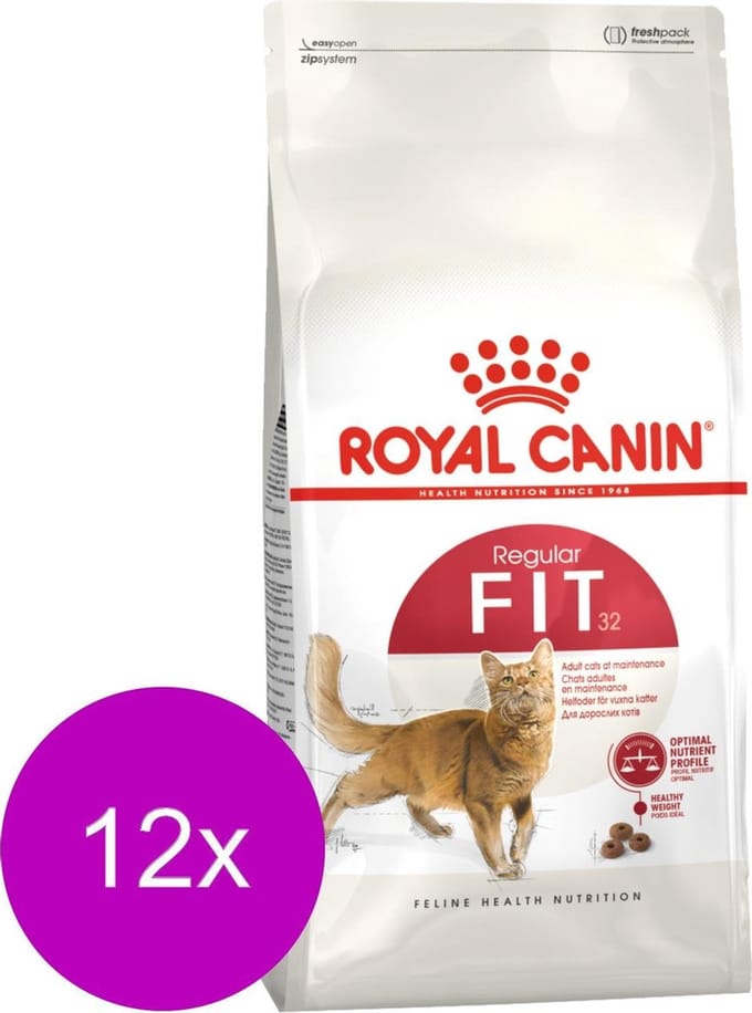 Royal Canin Fit 32 - Kattenvoer - 12 x 400 g