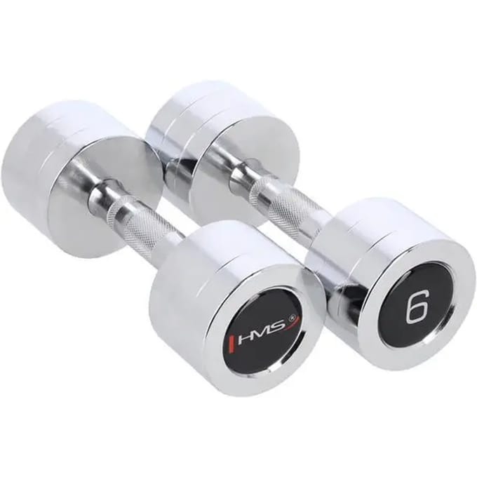HMS Chroom Dumbbell Set - 2 x 6 kg