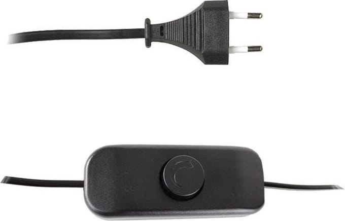 Lybardo - Snoerdimmer LED - Zwart - 3-75W - Met Draaiknop