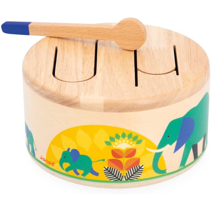Janod - Gioia - Houten babytrommel - Jungle