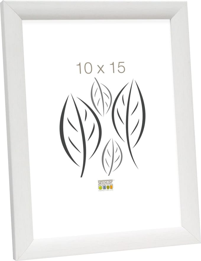 Deknudt Frames fotolijst S54SF1 - witte schilderlook - hout - 10x15 cm