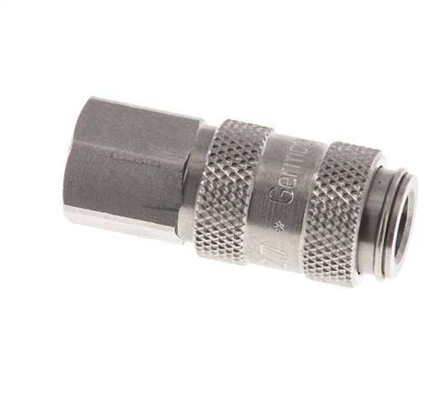 RVS DN 2.7 (Micro) Luchtkoppeling Snelkoppeling M5 Binnendraad - CLS2-F-S-5