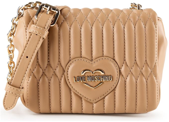 Love Moschino Bubbly Love Crossbody tas 18 cm - Dames - beige