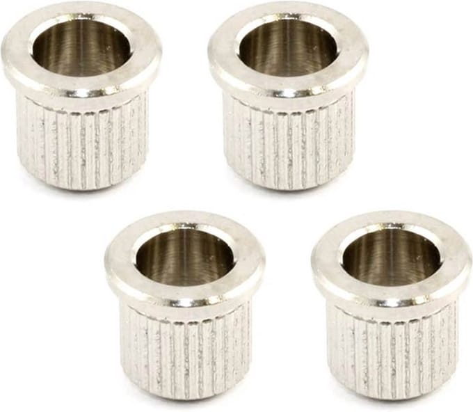Allparts Gotoh Bass Ferrules - Verchroomd Nikkel (4 Stuks)