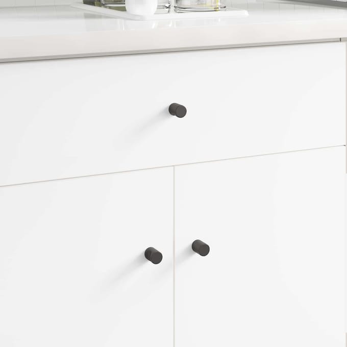vidaXL - Kastknop - 1011 - st - Zwart - IJzer