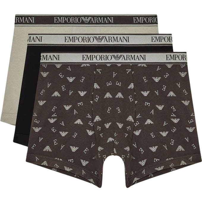 Emporio Armani Core Logoband Brief Boxershorts Heren (3-pack) - Maat M