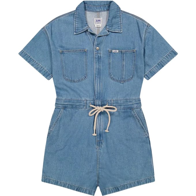 Lee Playsuit 112377254 Jumpsuits Dames - Lichtblauw - Maat XL
