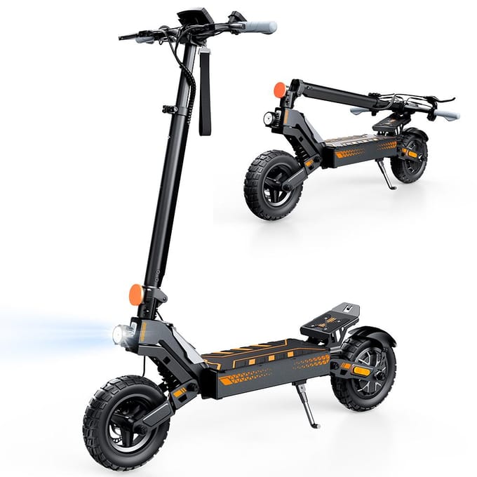 Trottinette Électrique iScooter W10, Batterie 48V 15Ah, Contrôle par Application Voltix noir