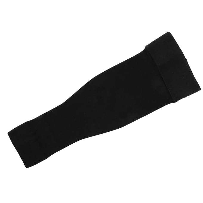 Compressie Armmouwen Zachte Elastische Compressie Armmouwen Ondersteuning voor Mannen Vrouwen black