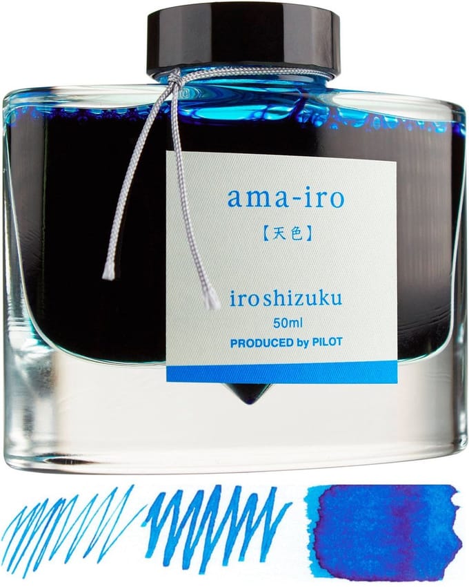 Pilot Iroshizuku Inktpot 50 ml - Ama-Iro (Sky Blauw)
