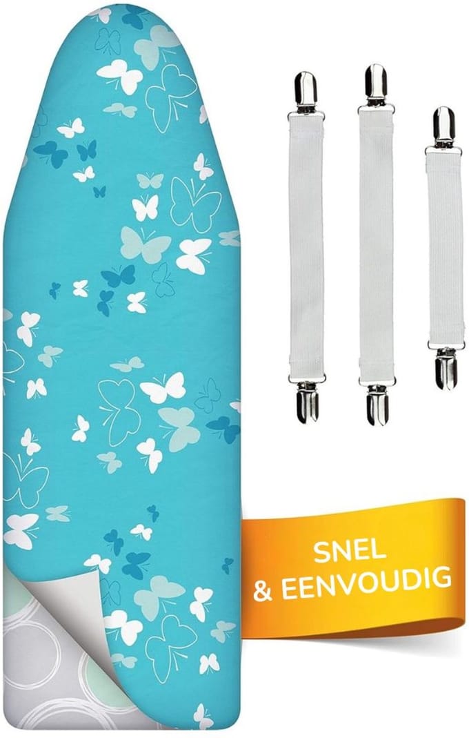 MKSS® Strijkplankhoes - Strijkplankhoezen - Strijkplankovertrek - Blauw
